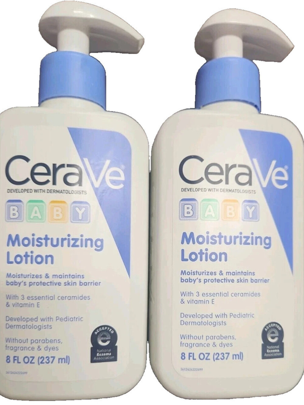 CeraVe Baby Moisturizing Lotion”, 8 fl oz (237 ml) (2 pack)